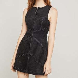 BCBG Alaina Faux-Suede Dress